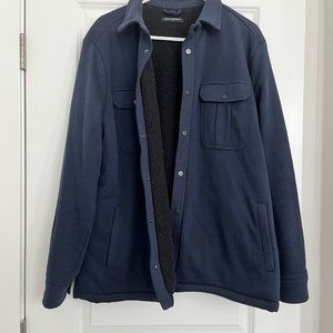 Men's Banana Republic Sherpa Lined Shirt Jacket XL